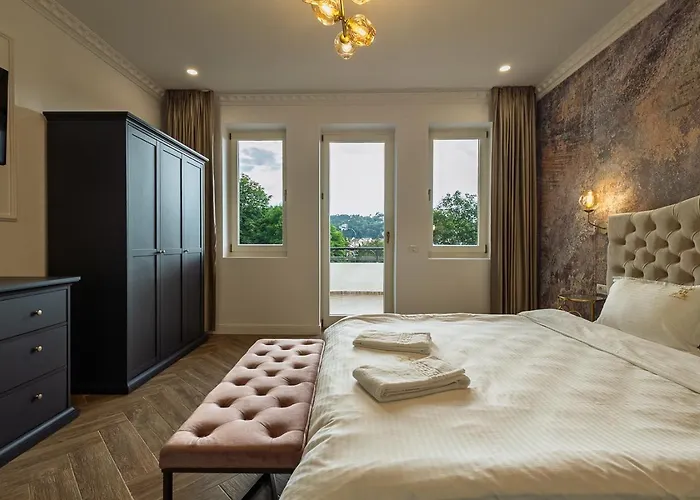 公寓 Old Town View & Balcony 布拉索夫